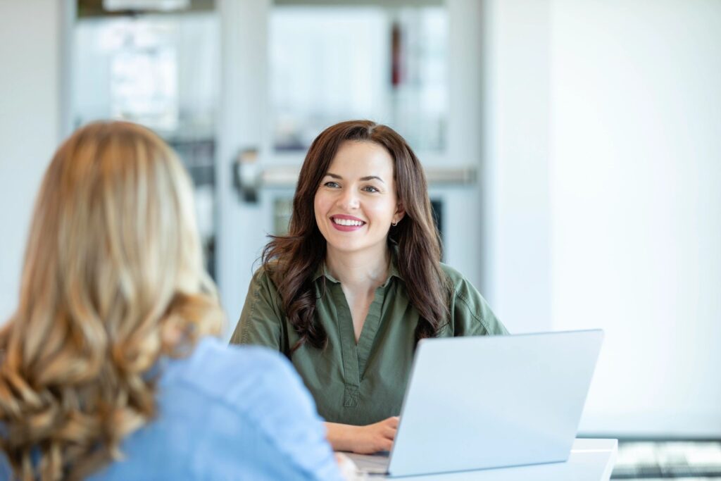 happy client counseling